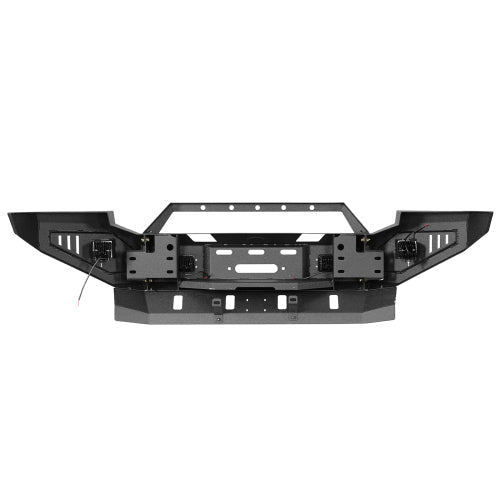 Front Bumper w/ Winch Plate & LED Spotlights (05-07 Ford F-250) - LandShaker
