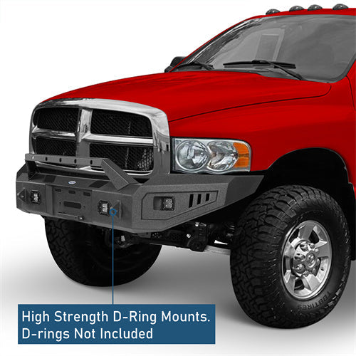 Discovery Ⅰ Full Width Front Bumper w/ Winch Plate & LED Spotlights (03-05 Ram 2500, Excluding Diesel Models) - LandShaker
