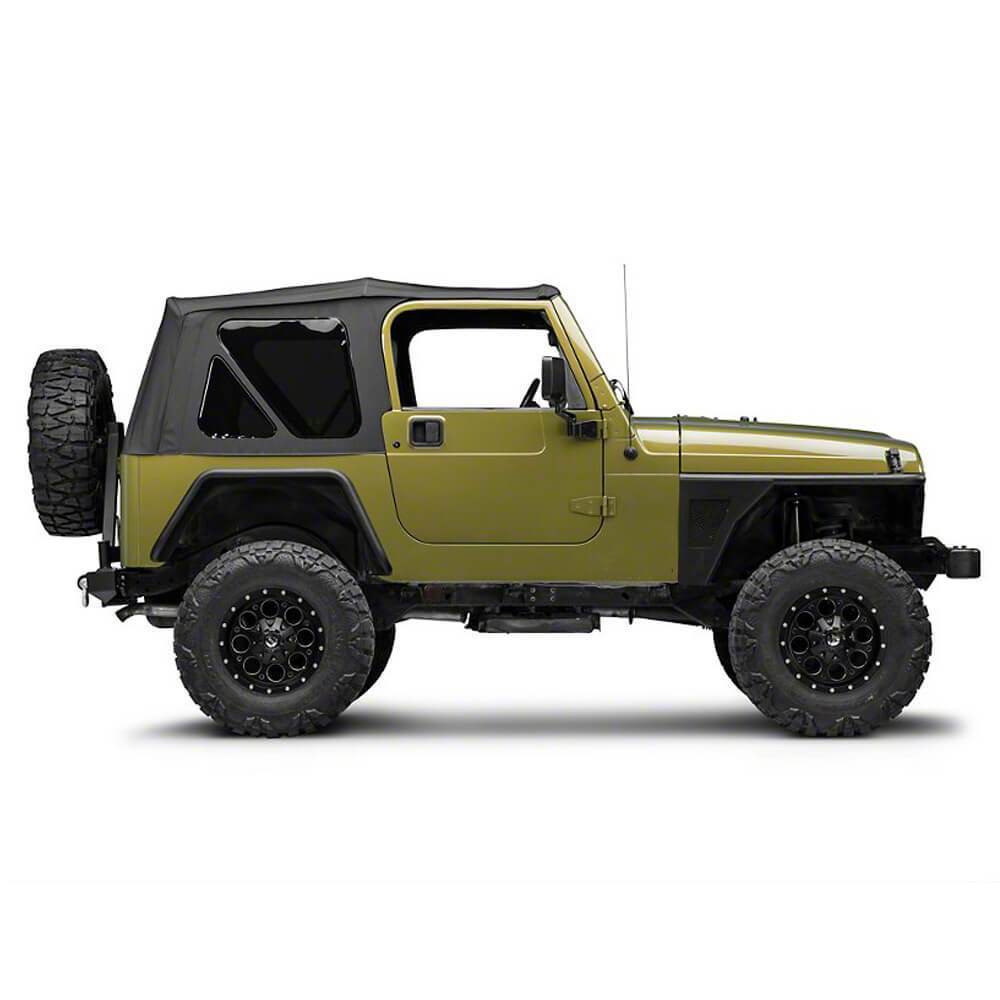 Front Flat Fender Flares Armor Wheel For 1997-2006 Jeep Wrangler TJ - LandShaker4x4