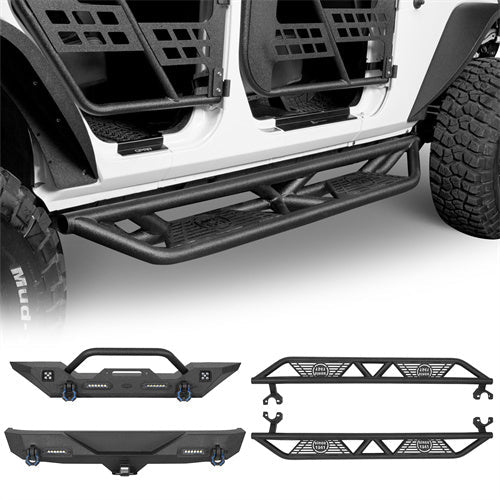 Front Bumper / Rear Bumper / Side Steps(07-18 Jeep Wrangler JK)-LandShaker