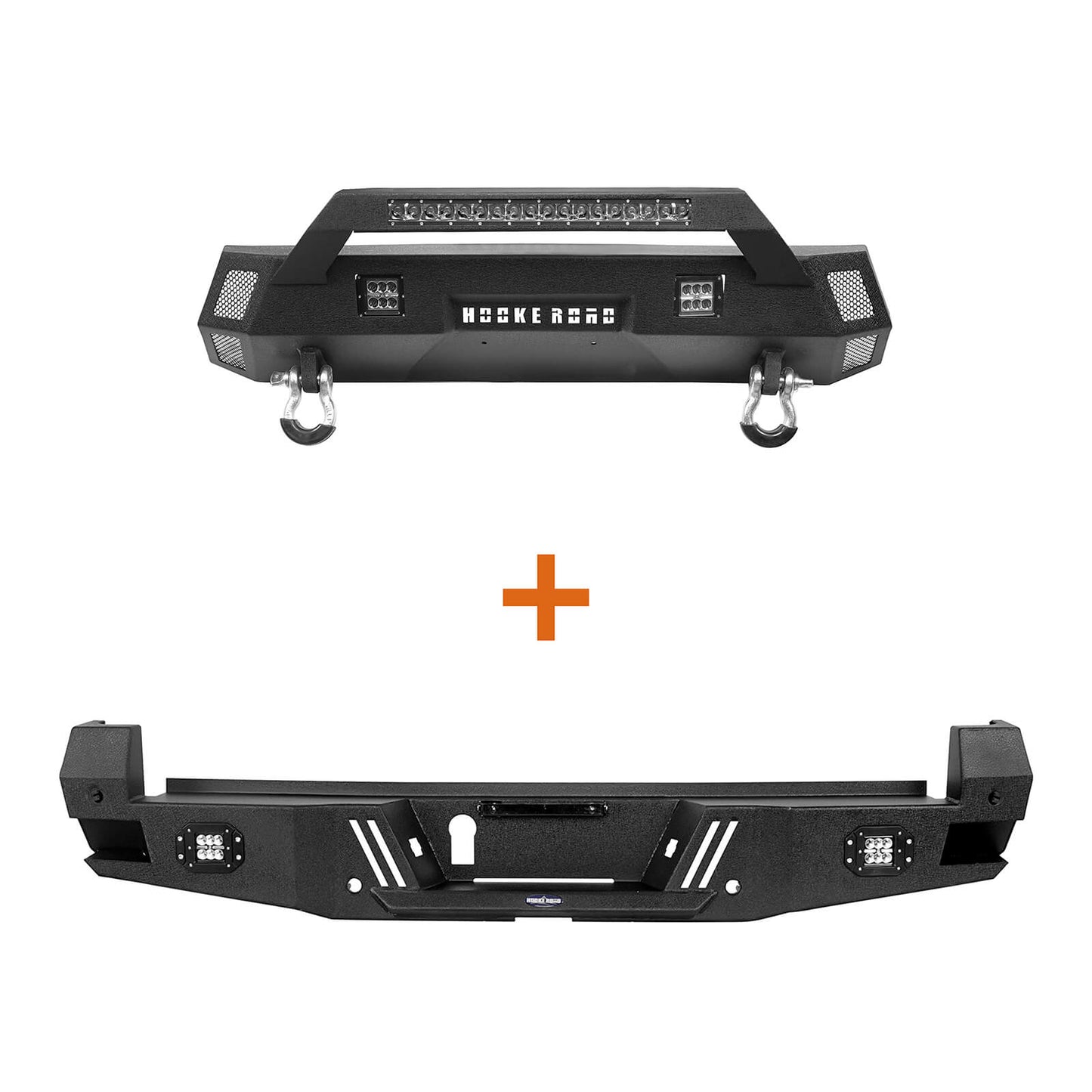 Front & Rear Bumpers Combo(16-22 Toyota Tacoma 3rd Gen)-LandShaker