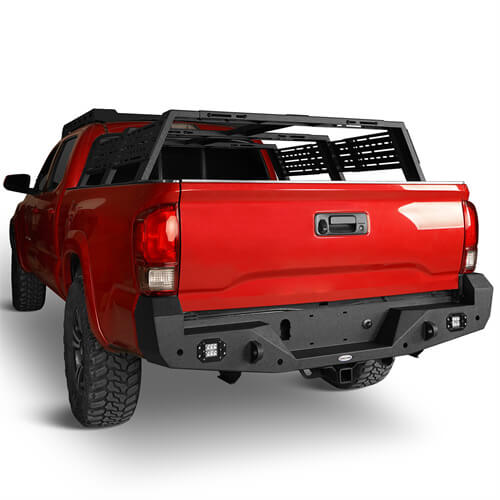 Front & Rear Bumpers Combo(16-22 Toyota Tacoma 3rd Gen)-LandShaker