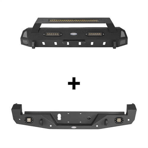 Front & Rear Bumpers Combo(16-22 Toyota Tacoma 3rd Gen)-LandShaker