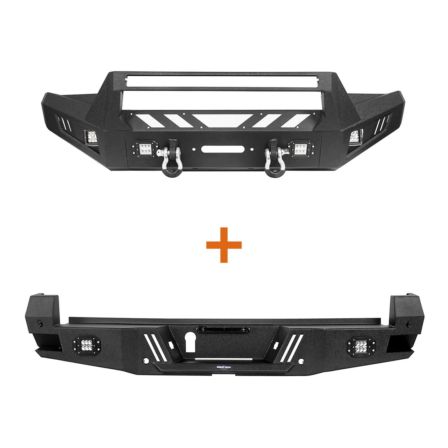 Front & Rear Bumpers Combo(16-22 Toyota Tacoma 3rd Gen)-LandShaker