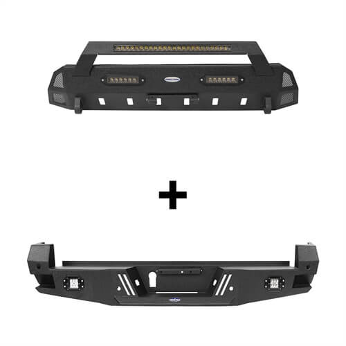 Front & Rear Bumpers Combo(16-22 Toyota Tacoma 3rd Gen)-LandShaker