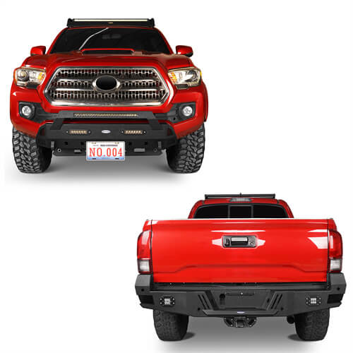 Front & Rear Bumpers Combo(16-22 Toyota Tacoma 3rd Gen)-LandShaker