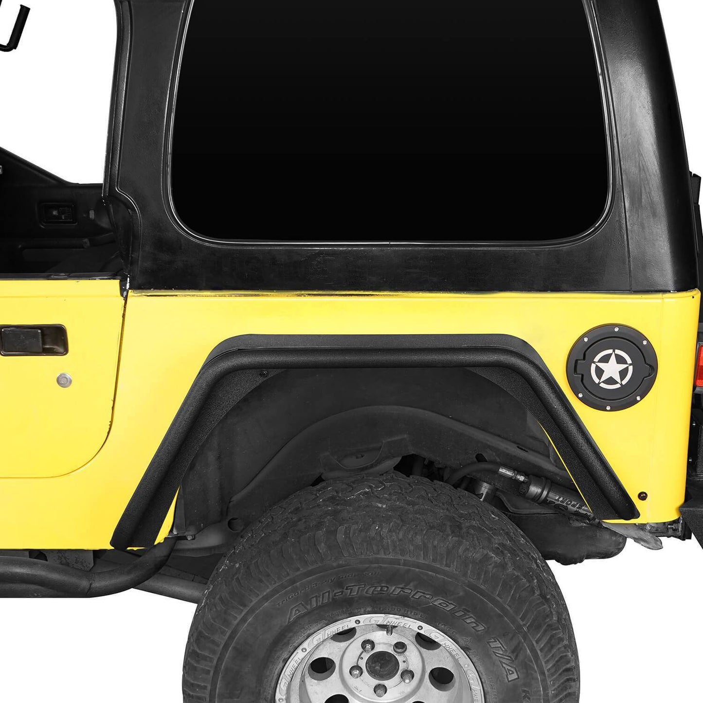 Front & Rear Fender Flares Tubular Fenders(97-06 Jeep Wrangler TJ)-LandShaker