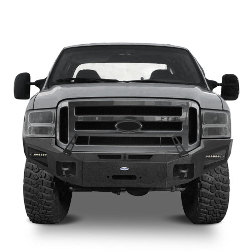 Discovery Ⅰ Full Width Front Bumper w/ Winch Plate (05-07 Ford F-250) - LandShaker