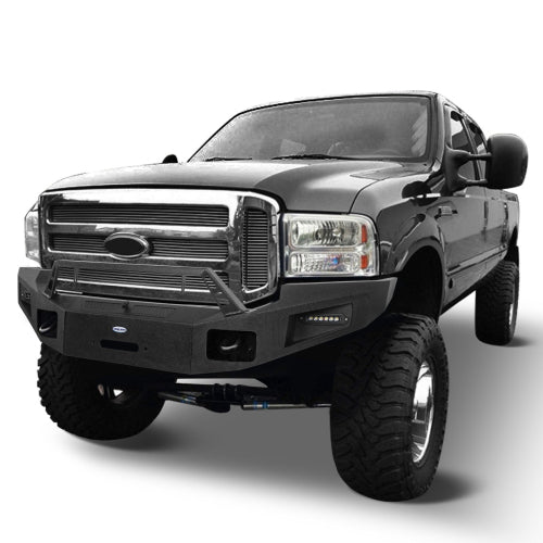Discovery Ⅰ Full Width Front Bumper w/ Winch Plate (05-07 Ford F-250) - LandShaker