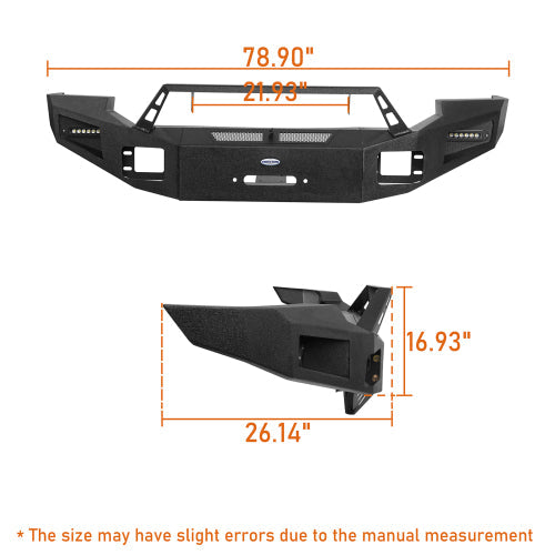Discovery Ⅰ Full Width Front Bumper w/ Winch Plate (05-07 Ford F-250) - LandShaker