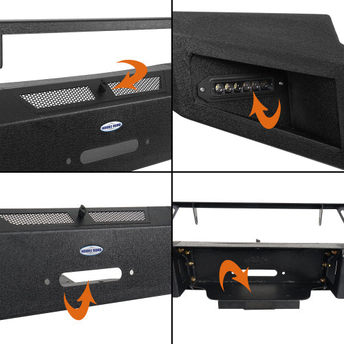 Discovery Ⅰ Full Width Front Bumper w/ Winch Plate (05-07 Ford F-250) - LandShaker