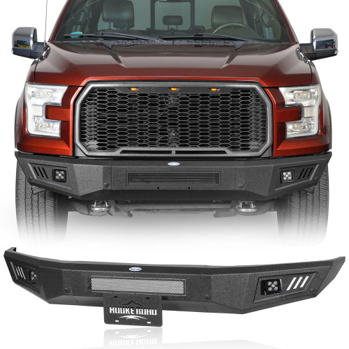 Full-Width Front Bumper (15-17 Ford F-150, Excluding Raptor) - LandShaker