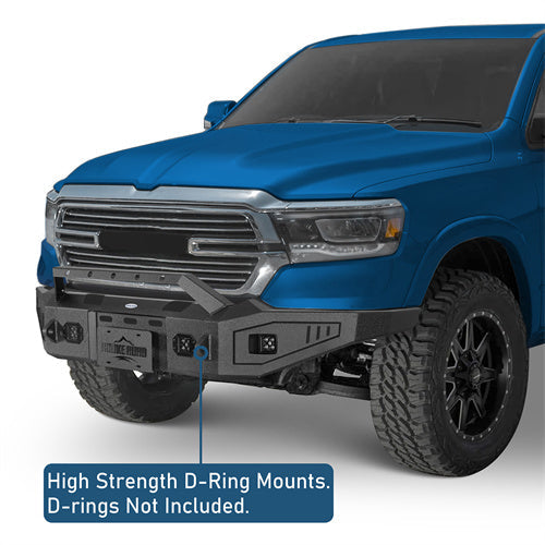Discovery Ⅰ Full Width Front Bumper For 2019-2024 Ram 1500 (Excluding EcoDiesel, Rebel & TRX, Classic Models) - LandShaker
