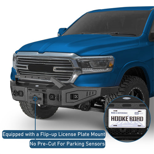 Discovery Ⅰ Full Width Front Bumper For 2019-2024 Ram 1500 (Excluding EcoDiesel, Rebel & TRX, Classic Models) - LandShaker