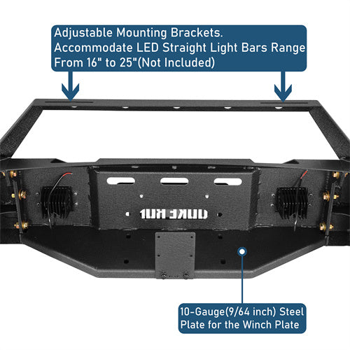 Discovery Ⅰ Full Width Front Bumper For 2019-2024 Ram 1500 (Excluding EcoDiesel, Rebel & TRX, Classic Models) - LandShaker