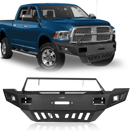 Full Width Front Bumper w/ Winch Plate (10-18 Ram 2500) - LandShaker