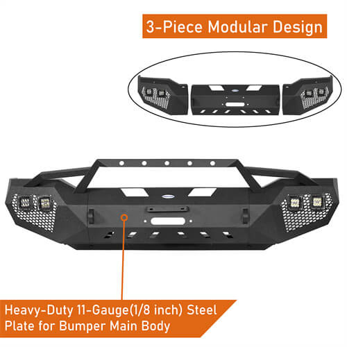 Full Width Front Bumper & Rear Bumper(07-13 Toyota Tundra)-LandShaker