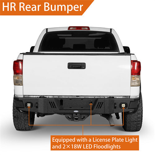 Full Width Front Bumper & Rear Bumper(07-13 Toyota Tundra)-LandShaker