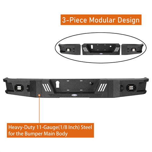 Full Width Front Bumper & Rear Bumper(07-13 Toyota Tundra)-LandShaker