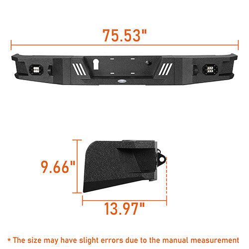 Full Width Front Bumper & Rear Bumper(07-13 Toyota Tundra)-LandShaker