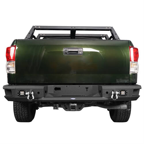 Full Width Front Bumper w/Skid Plate & Rear Bumper (07-13 Toyota Tundra)-LandShaker