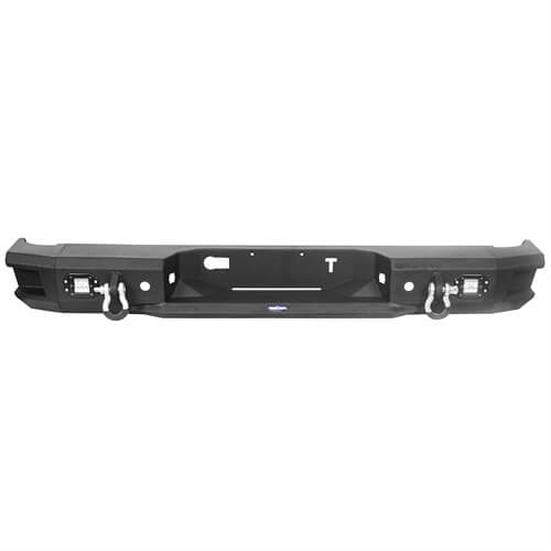 Full Width Front Bumper w/Skid Plate & Rear Bumper (07-13 Toyota Tundra)-LandShaker