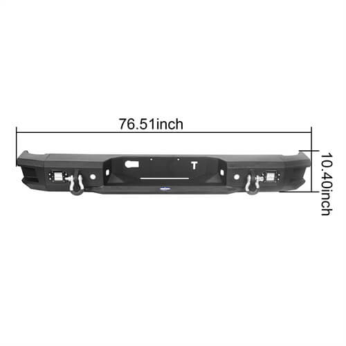 Full Width Front Bumper w/Skid Plate & Rear Bumper (07-13 Toyota Tundra)-LandShaker