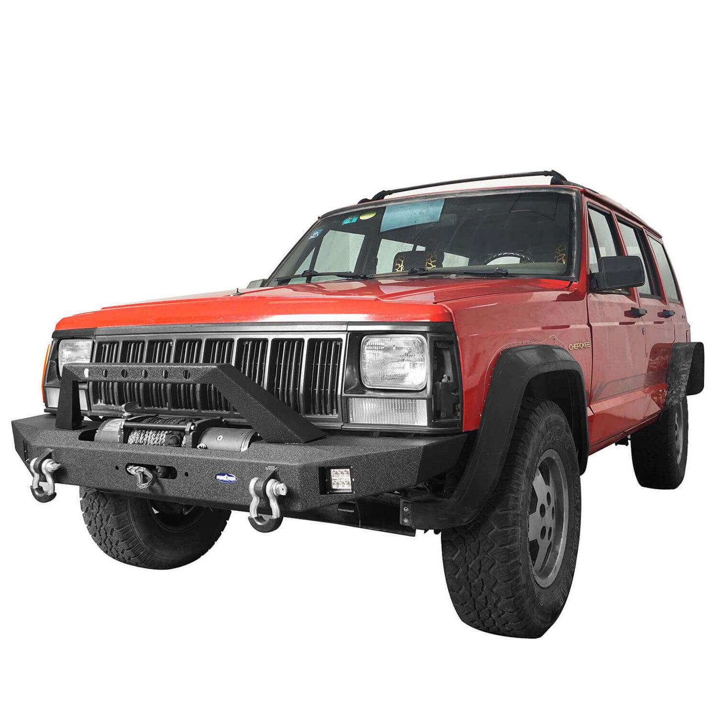 Full Width Front Bumper/Rear Bumper(84-01 Jeep Cherokee XJ)-LandShaker