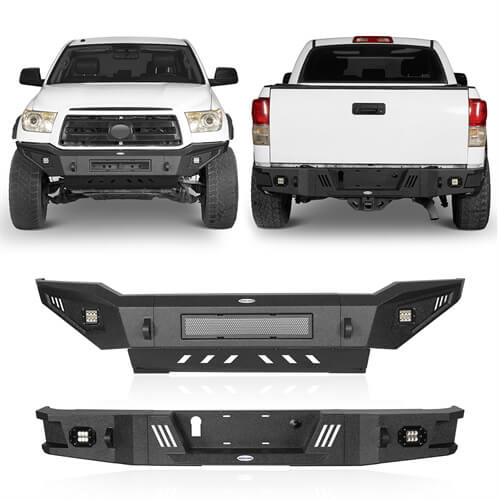 Full Width Front Bumper & Rear Bumper(07-13 Toyota Tundra)-LandShaker