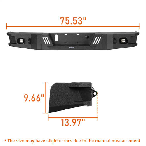 Full Width Front Bumper & Rear Bumper(07-13 Toyota Tundra)-LandShaker