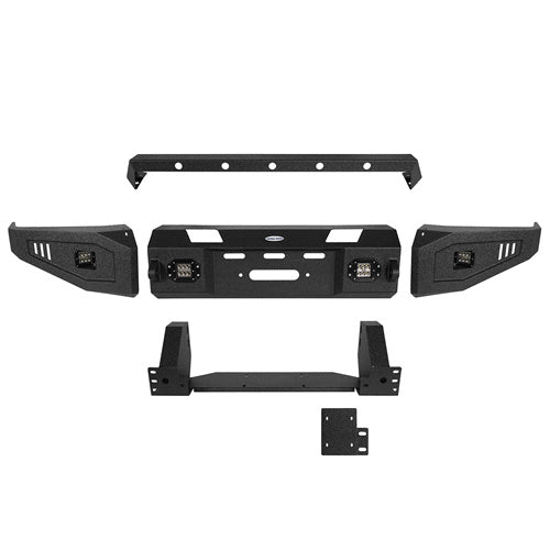 Full Width Front Bumper & Rear Bumper(07-13 Toyota Tundra)-LandShaker