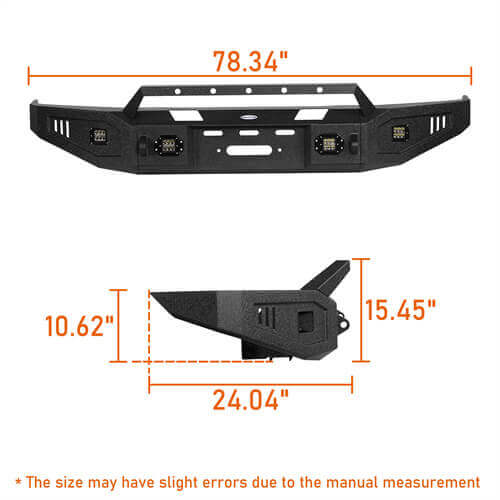 Full Width Front Bumper & Rear Bumper(07-13 Toyota Tundra)-LandShaker