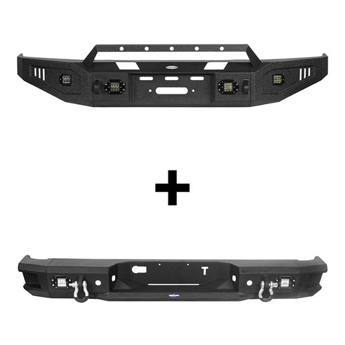 Full Width Front Bumper & Rear Bumper(07-13 Toyota Tundra)-LandShaker