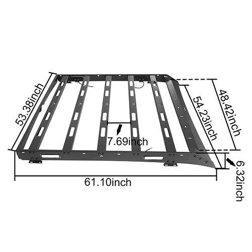 Full Width Front Bumper / Rear Bumper / Roof Rack(09-14 F-150 SuperCrew,Excluding Raptor)-LandShaker