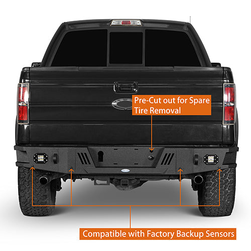Full Width Front Bumper / Rear Bumper / Roof Rack(09-14 F-150 SuperCrew,Excluding Raptor)-LandShaker