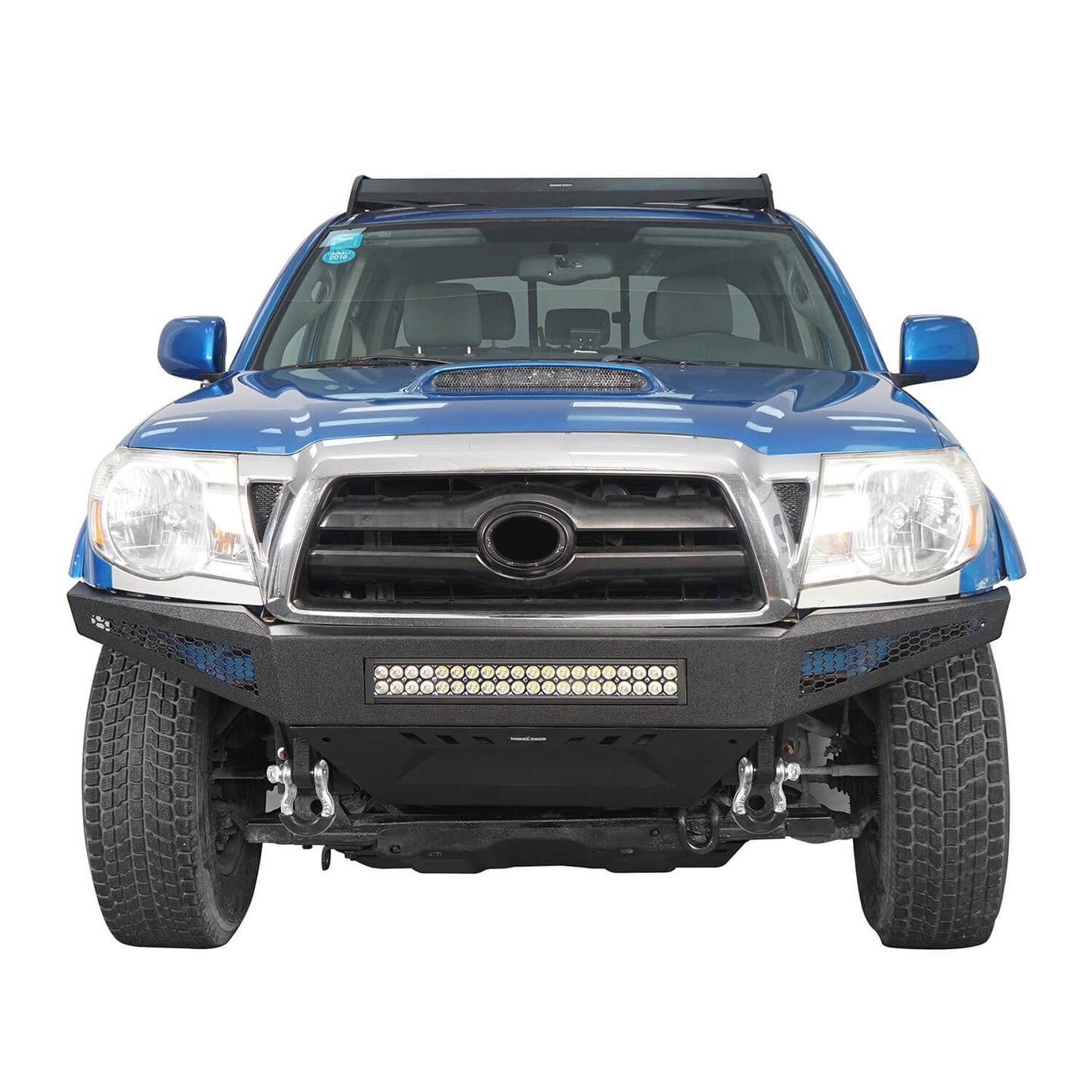 Full Width Front Bumper & Rear Bumper w/Swing Out Tire Carrier(05-11 Toyota Tacoma)-LandShaker