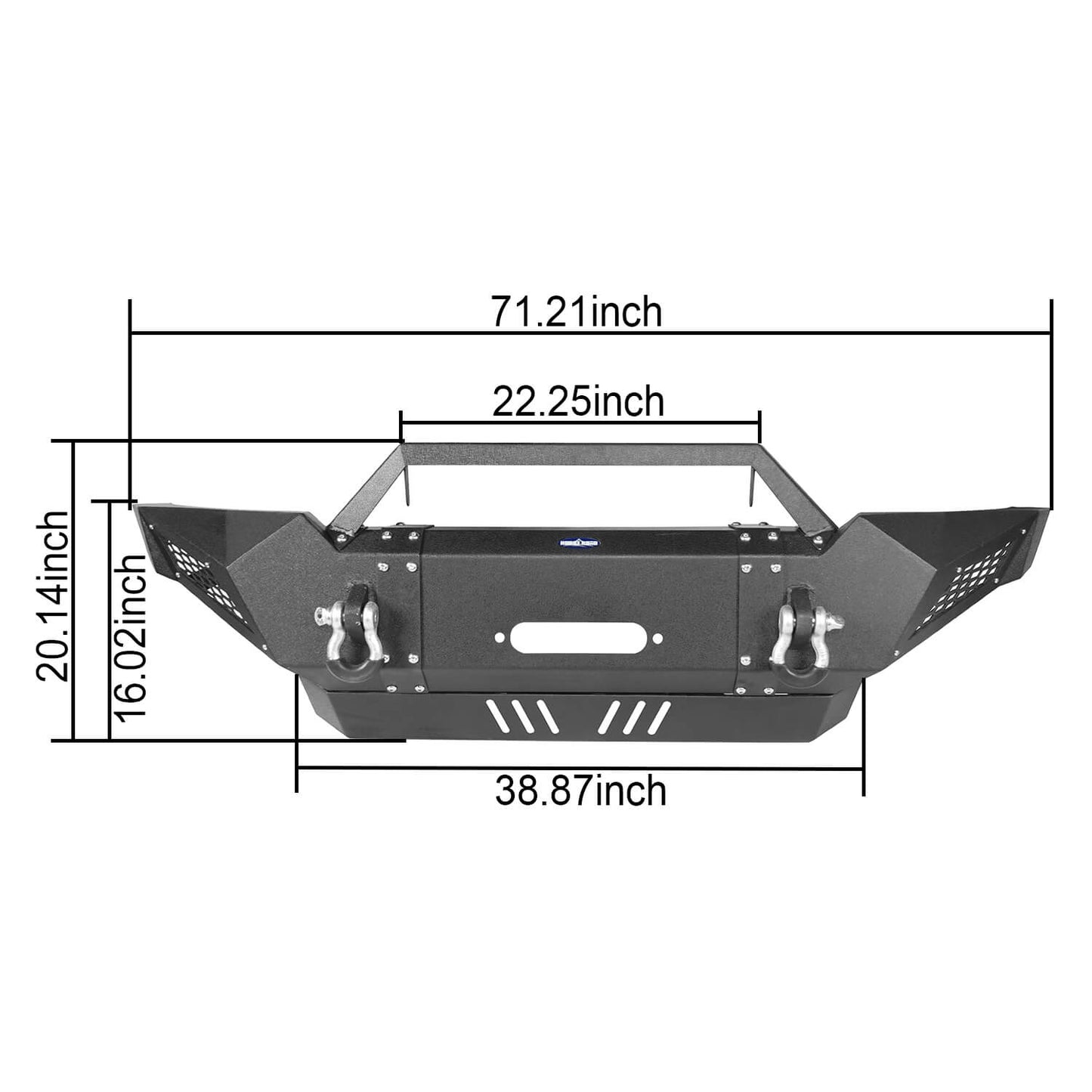 Full Width Front Bumper &  Rear Bumper w/Tire Carrier(05-11 Toyota Tacoma)-LandShaker