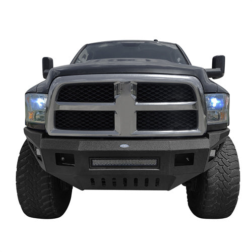Full Width Front Bumper w/ 120W LED Light Bar (10-18 Ram 2500) - LandShaker