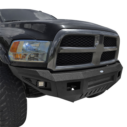 Full Width Front Bumper w/ 120W LED Light Bar (10-18 Ram 2500) - LandShaker