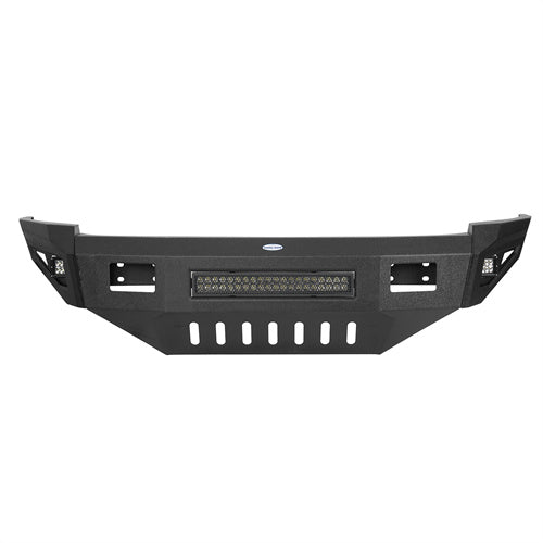 Full Width Front Bumper w/ 120W LED Light Bar (10-18 Ram 2500) - LandShaker