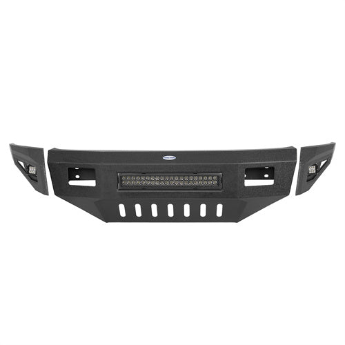 Full Width Front Bumper w/ 120W LED Light Bar (10-18 Ram 2500) - LandShaker