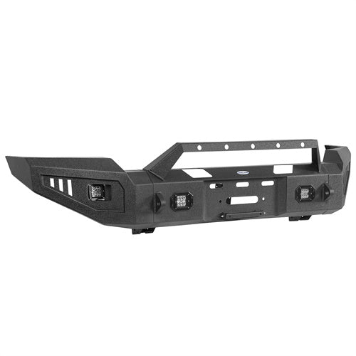 Discovery Ⅰ Full Width Front Bumper w/ Winch Plate & LED Spotlights (03-05 Ram 2500, Excluding Diesel Models) - LandShaker