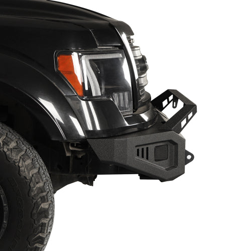 Full Width Front Bumper w/ Winch Plate (09-14 Ford F-150, Excluding Raptor) - LandShaker
