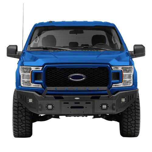 Full-Width Front Bumper w/ Winch Plate (18-20 Ford F-150, Excluding Raptor) - LandShaker