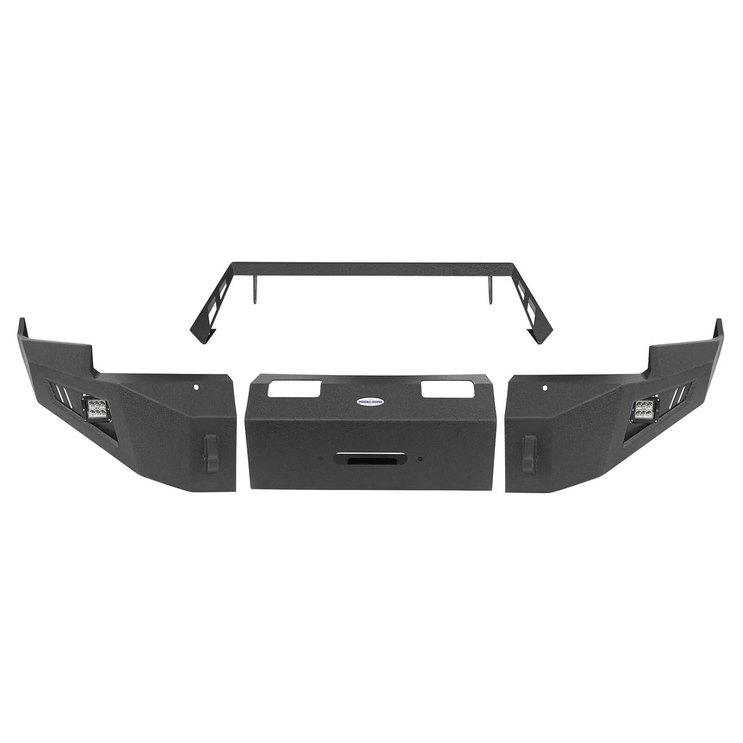 Discovery Ⅱ Full Width Front Bumper w/Winch Plate & LED Spotlights(09-12 Ram 1500)-LandShaker