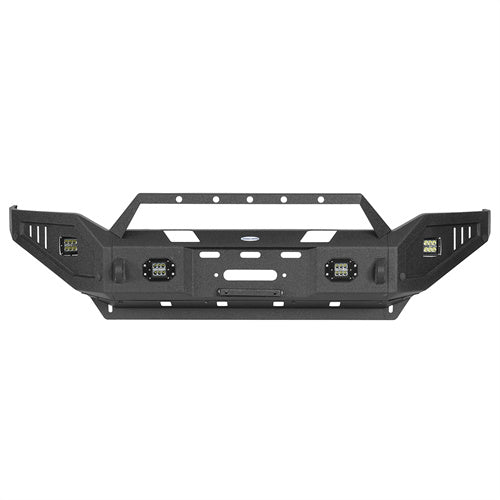 LandShaker Full Width Front Bumper w/ Winch Plate & LED Spotlights (19-24 Ram 2500)