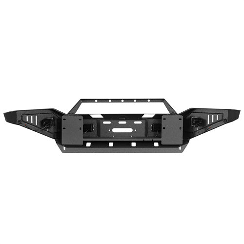 LandShaker Full Width Front Bumper w/ Winch Plate & LED Spotlights (19-24 Ram 2500)