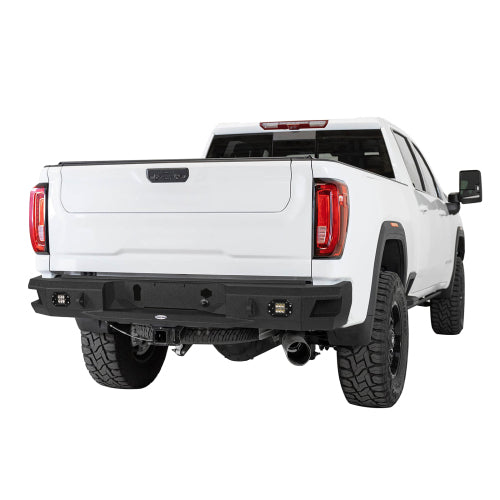 Discovery Rear Bumper w/ LED Floodlights (20-25 GMC Sierra 2500HD) - LandShaker