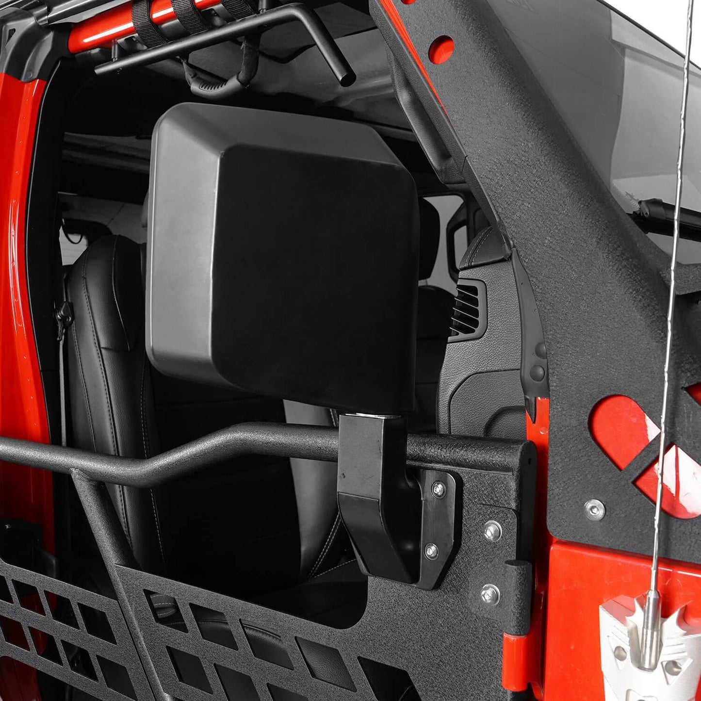 Half Door Side Mirrors(97-24 Wrangler TJ JK JL & 2020-2024 Jeep Gladiator JT)-LandShaker