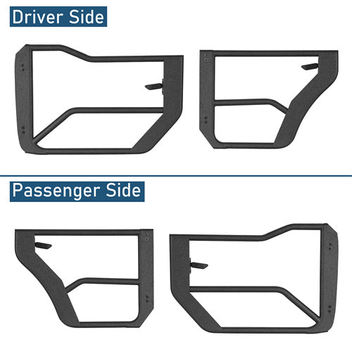 Off-road Half Front & Rear Doors For 2021-2025 Ford Bronco 4-Door - LandShaker4x4
